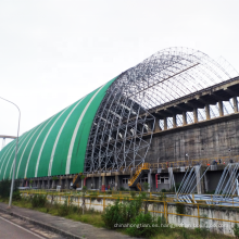 Construcción del patio de carbón de marco espacial de acero de Vietnam